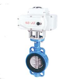 D003軟密封對(dui)夾式電動(dòng)蝶閥