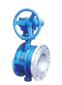 SD343-10C/16C/25C金屬(shu)硬密封蝸輪(lún)法蘭伸縮蝶(die)閥